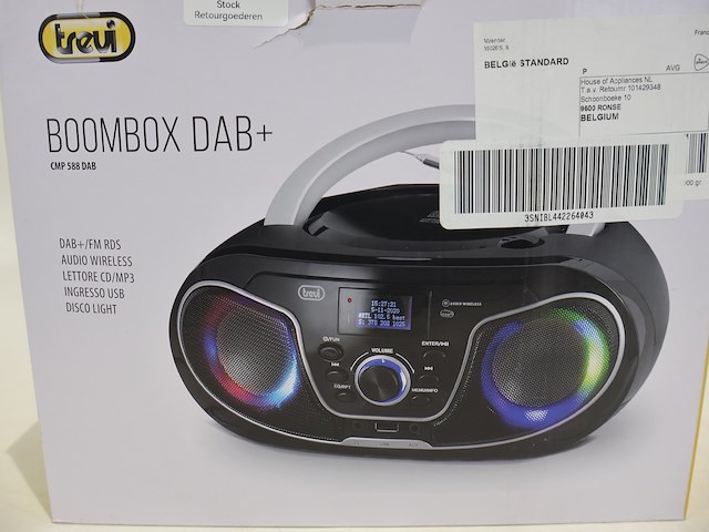 Trevi boombox dab+ - afbeelding 2 van  3