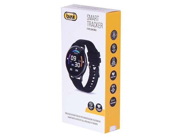 Trevi t-fit 230 call black smartwatch - afbeelding 4 van  4