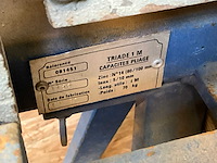 Triade 1m zink plooibank - afbeelding 4 van  5