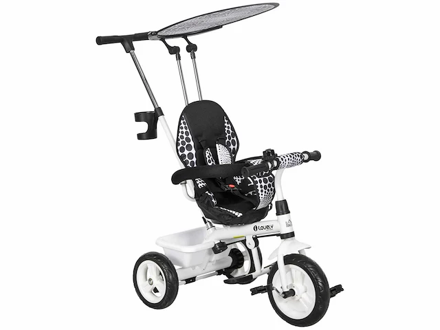 Tricycle kids zonneklep opvouwbare staaf verwijderbare container opslag - afbeelding 2 van  5