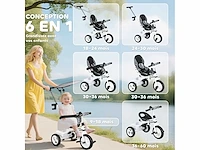 Tricycle kids zonneklep opvouwbare staaf verwijderbare container opslag - afbeelding 4 van  5