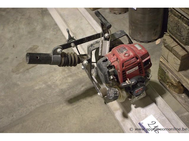 Trilbalk vv honda motor gx 2,5 - afbeelding 2 van  2