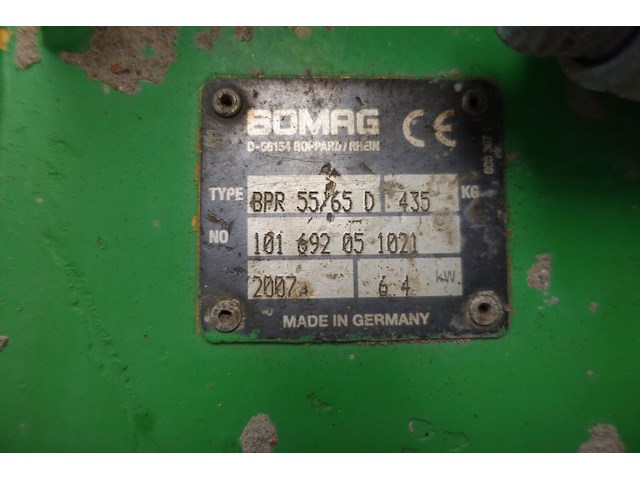 Trilplaat bomag - afbeelding 7 van  8