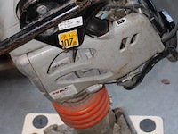 Trilplaat mikasa aangedreven door honda gx100, werking niet gekend - afbeelding 4 van  4