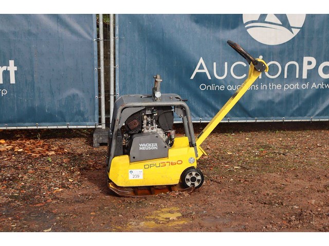 Trilplaat wacker neuson dpu3760 diesel 4.2kw 2016 - afbeelding 1 van  1