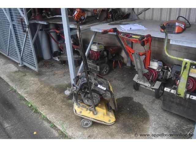Trilplaat, wacker, wp 1550a, 4.1kw, werking niet gekend - afbeelding 1 van  4