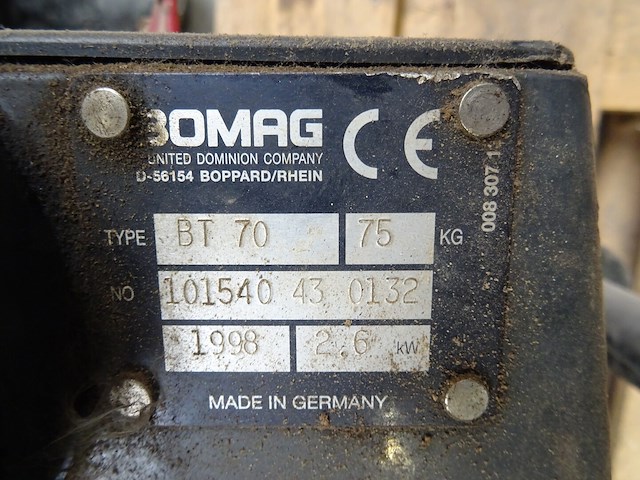 Trilstamper bomag - afbeelding 7 van  7