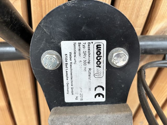 Trilstamper weber srv 300 - afbeelding 6 van  8