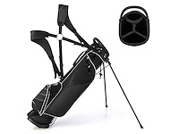 Tripod golftas met trolley, opbergvakken en draagvakken met 4 scheidingswanden - afbeelding 2 van  4