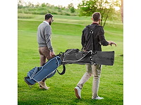 Tripod golftas met trolley, opbergvakken en draagvakken met 4 scheidingswanden - afbeelding 3 van  4