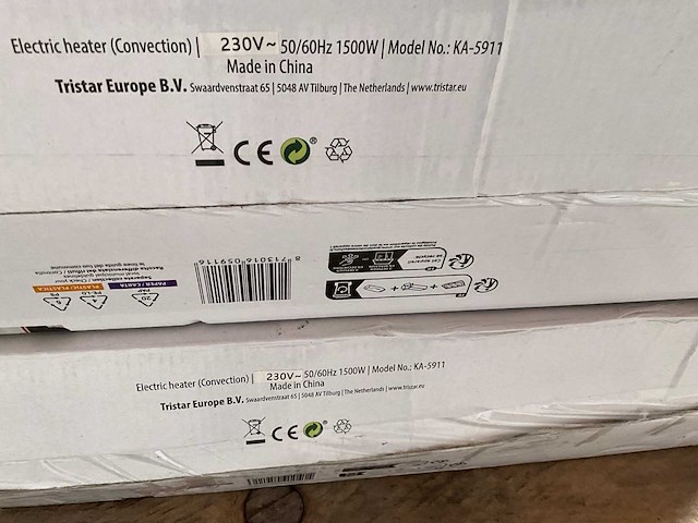 Tristar mix kavel convectie verwarmingen (6x) - afbeelding 5 van  7