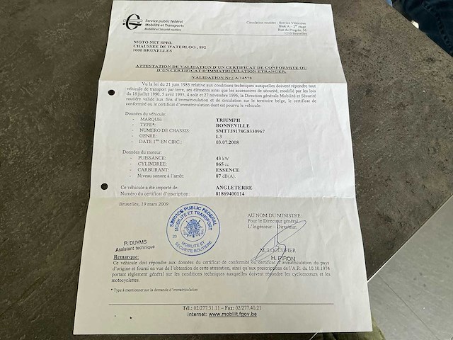 Triumph - bonneville - motorcycle - afbeelding 17 van  24