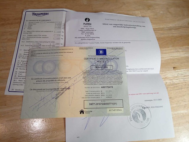 Triumph - bonneville t 100 cafe racer - motorfiets - afbeelding 3 van  11