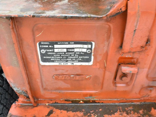 Triumph spitfire - afbeelding 16 van  33