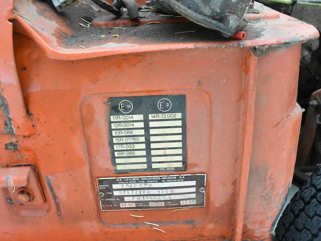 Triumph spitfire - afbeelding 19 van  33