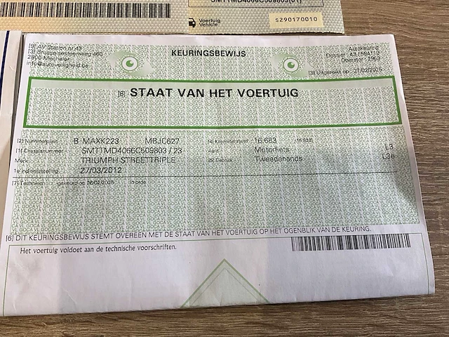 Triumph streettriple motor - afbeelding 32 van  38
