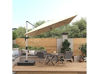 Triumphkey rechthoekige cantilever parasol opvouwbare en verstelbare tuinparasol