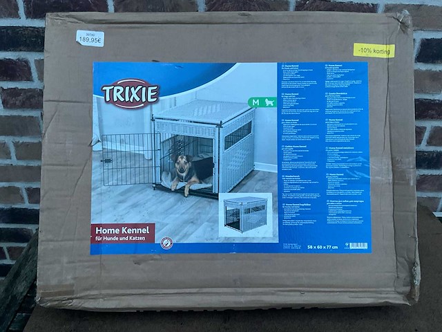 Trixie home kennel – witte hondenbench - afbeelding 1 van  4
