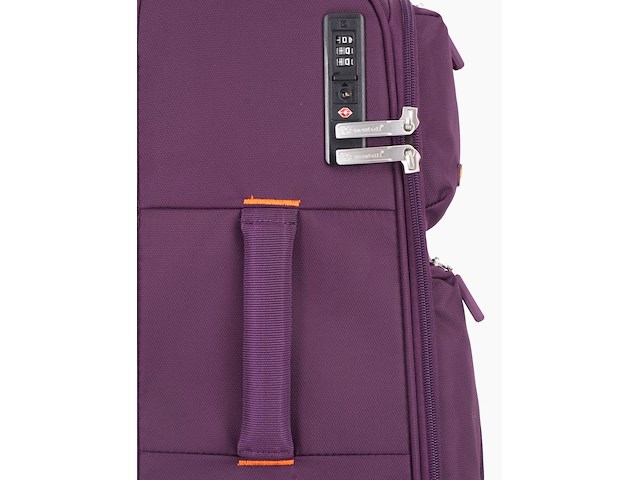 Trolley - handbagage - snowball - 57 x 36 x 20 - polyester - 32l -rood - afbeelding 3 van  5