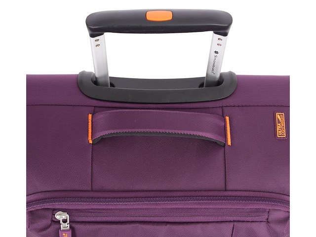 Trolley - handbagage - snowball - 57 x 36 x 20 - polyester - 32l -rood - afbeelding 4 van  5