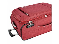 Trolley - handbagage - snowball - 57 x 36 x 20 - polyester - 35l -rood - afbeelding 3 van  6