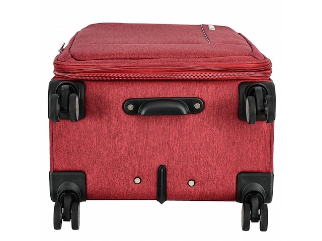 Trolley - handbagage - snowball - 57 x 36 x 20 - polyester - 35l -rood - afbeelding 4 van  6