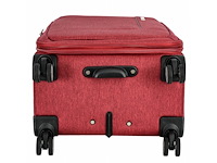 Trolley - handbagage - snowball - 57 x 36 x 20 - polyester - 35l -rood - afbeelding 4 van  6
