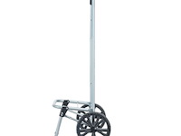 Trolley boodschappenwagentje - 55 liter - met koelvak - kleur : groen - afbeelding 2 van  11