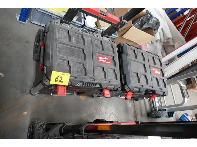 Trolley-gereedschapskofferset + circelzaagmachine - afbeelding 1 van  5