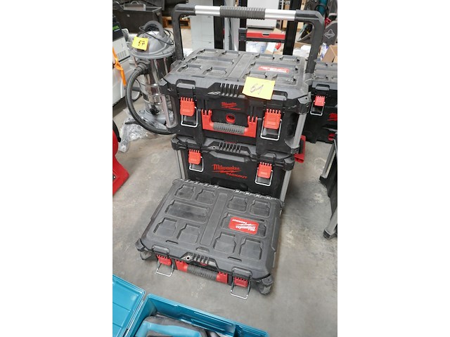 Trolley-gereedschapskofferset milwaukee - afbeelding 1 van  3