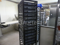 Trolley met kunststof bakken - afbeelding 5 van  6