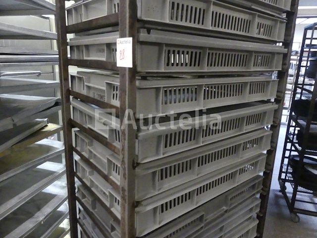 Trolley met kunststof bakken - afbeelding 6 van  6