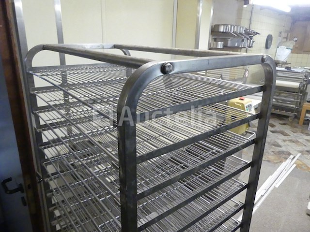 Trolley met roosters 60x40 cm - afbeelding 1 van  6