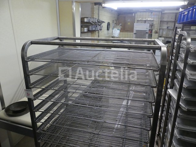 Trolley met roosters 60x40 cm - afbeelding 2 van  6