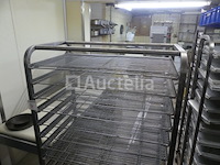 Trolley met roosters 60x40 cm - afbeelding 2 van  6