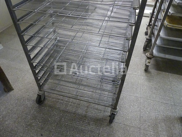 Trolley met roosters 60x40 cm - afbeelding 4 van  6