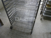 Trolley met roosters 60x40 cm - afbeelding 4 van  6