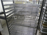 Trolley met roosters 60x40 cm - afbeelding 6 van  6