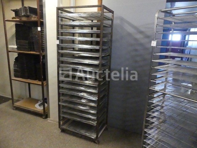 Trolley met roosters 60x40 cm - afbeelding 1 van  7