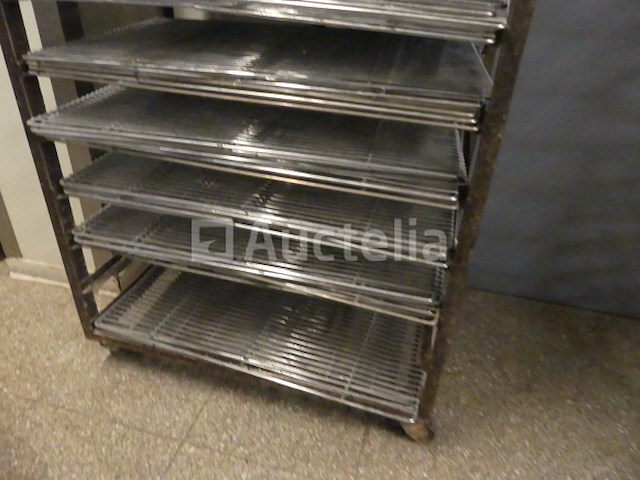 Trolley met roosters 60x40 cm - afbeelding 5 van  7