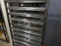 Trolley met roosters 60x40 cm - afbeelding 7 van  7