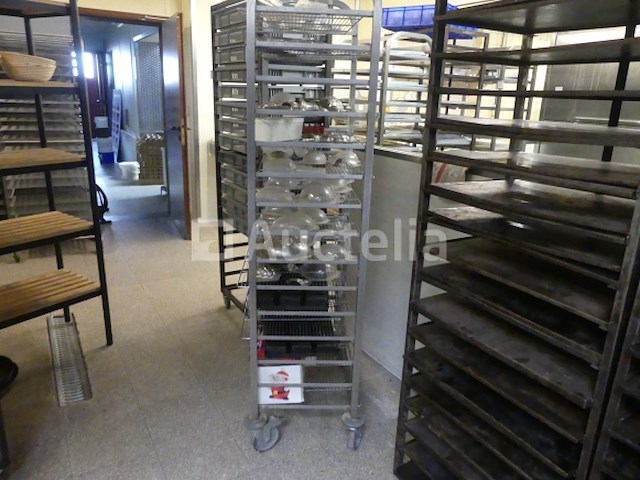 Trolley met roosters 60x40 cm - afbeelding 4 van  8