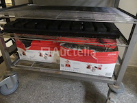 Trolley met roosters 60x40 cm - afbeelding 8 van  8