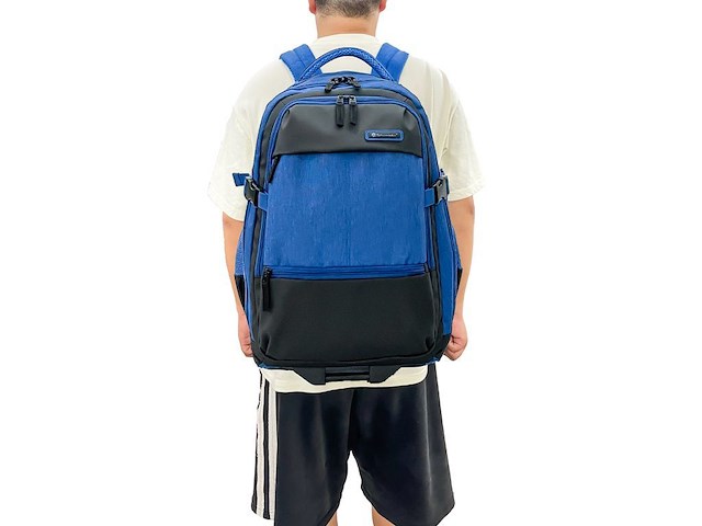 Trolley / rugzak - kleur : grijs - 33 liter - afbeelding 3 van  11