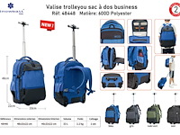 Trolley / rugzak - kleur : grijs - 33 liter - afbeelding 6 van  11