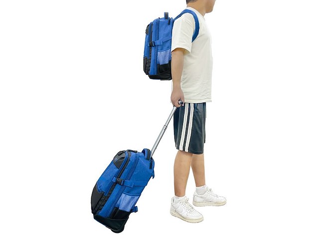 Trolley / rugzak - kleur : grijs - 33 liter - afbeelding 7 van  11