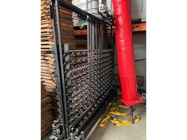 Trolley voor vestiare rekken, transportkar - afbeelding 1 van  1