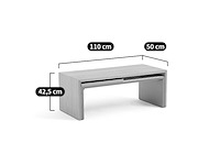 Trollle salontafel met blad - afbeelding 10 van  10