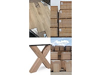 Tropisch hout, eiken balken & planken wegens stockopruiming