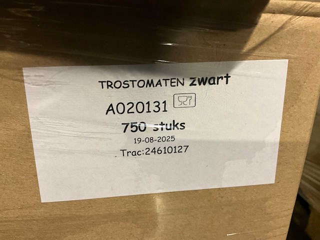Trostomaten zwart kartonnen verpakkingschaaltjes (12750x) - afbeelding 3 van  3